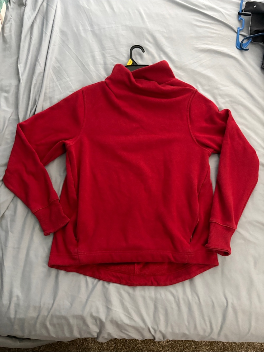 Women's Red Funnel Neck Sweater